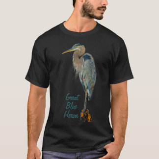Camiseta T-Shirt Heron Azul-excelente