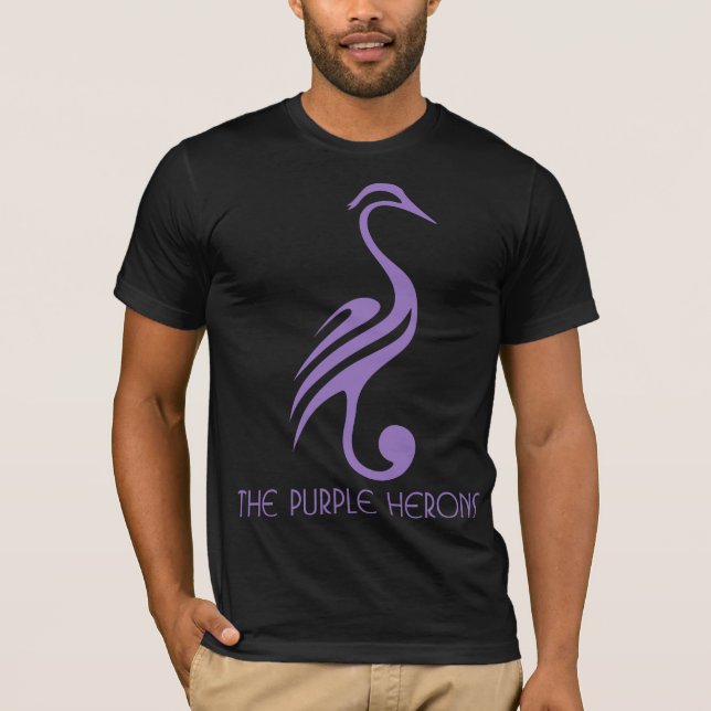 Camiseta T-Shirt Herons Roxo (escuro) (Frente)
