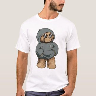 Camiseta T-Shirt Hip Hop Teddy Bear Men