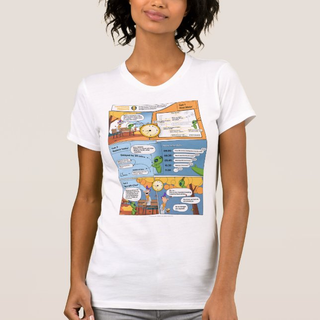 Camiseta T-Shirt História em quadrinhos Vencedora de Tempo  (Frente)