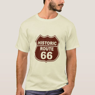 Camiseta T-shirt histórico da rota 66