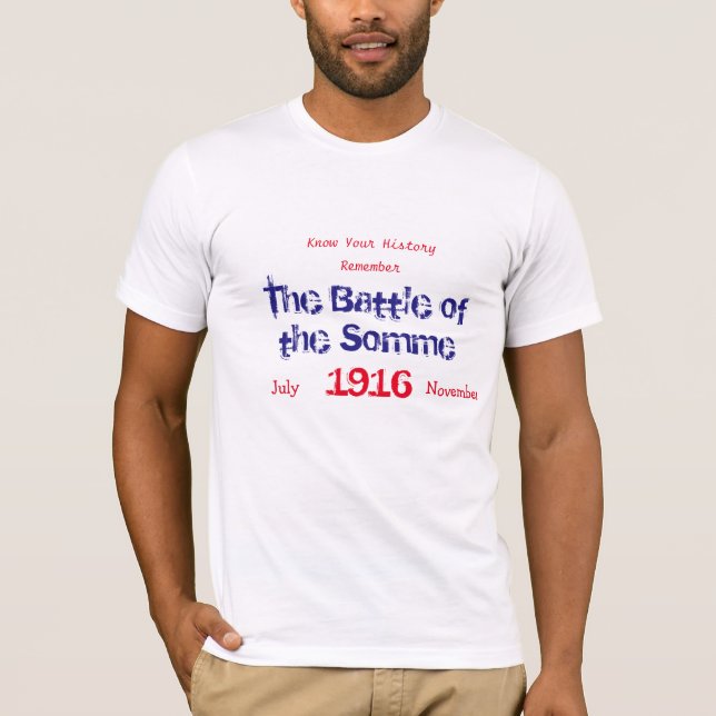 Camiseta t-shirt históricos sobre eventos e pessoas (Frente)