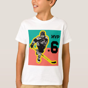 Camiseta T-shirt Hockey Birthday Personalizada