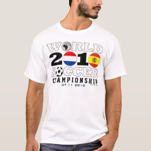 Camiseta T-shirt holandês 1 da espanha dos finais do