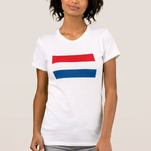 Camiseta T-shirt holandês da bandeira
