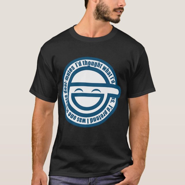 Camiseta T-Shirt Homem Rindo (Frente)