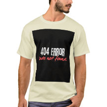 T-Shirt Homens de Erro 404