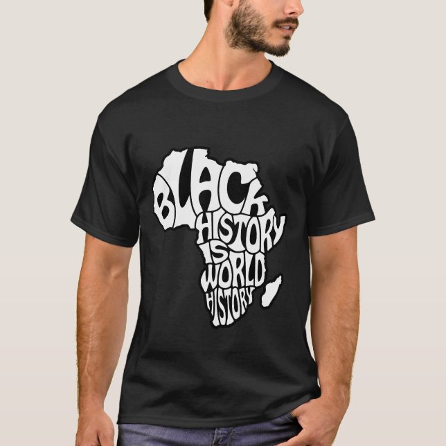 Camiseta T-Shirt Homens de História Negra (Frente)