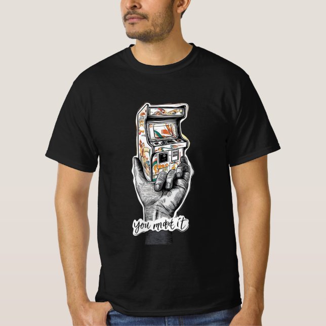 Camiseta t shirt homme avec un design artistuc (Frente)