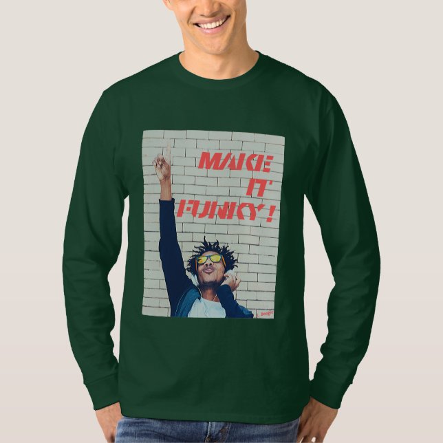 Camiseta T-shirt homme "Make it funky !" (Frente)