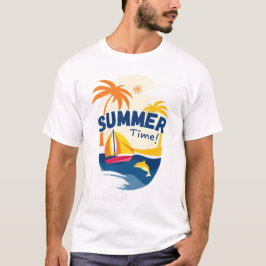 Camiseta T-Shirt Horário de Verão