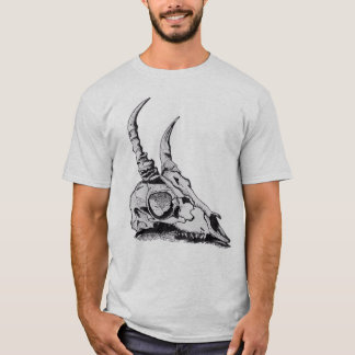 Camiseta T-shirt Horned do crânio dos homens de