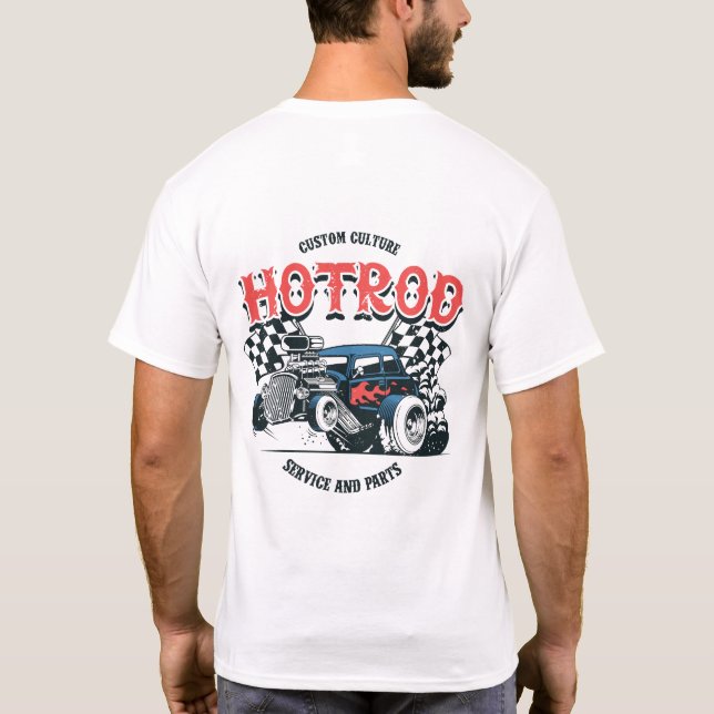 Camiseta T-Shirt Hot Rod (Verso)