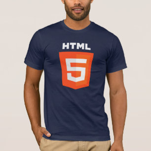 Camiseta T-shirt HTML5 (no t-shirt escuro)