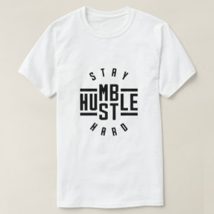 Camiseta T-shirt humilde do duro da convicção da estada