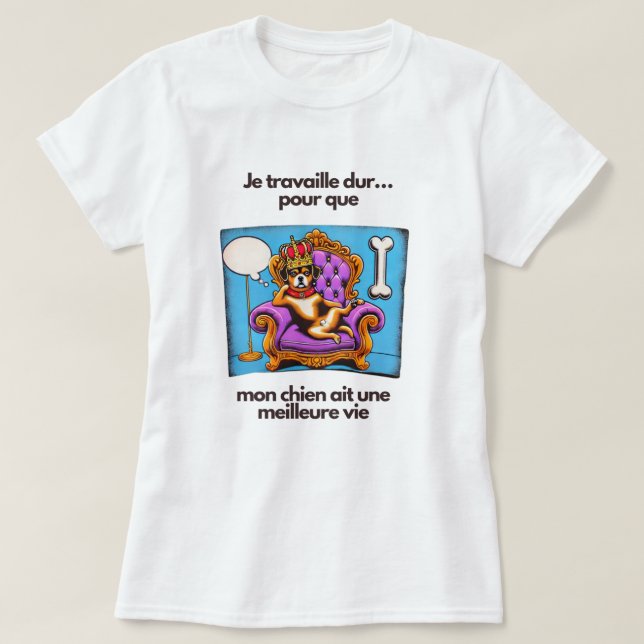 Camiseta t-shirt humoristique pour femme (Frente do Design)