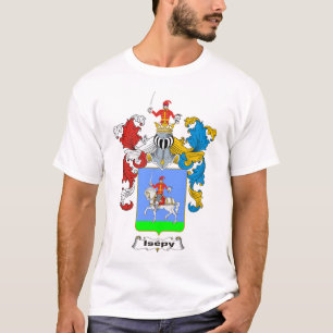 Camiseta T-shirt húngaro da brasão da família de Isepy