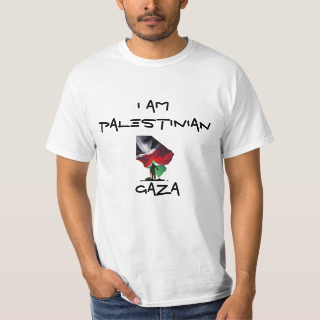 Camiseta T-shirt I am Palestinian (Frente)