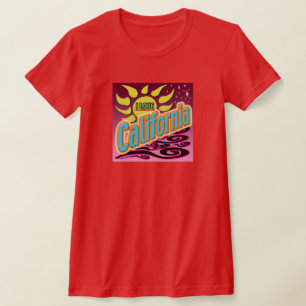 Camiseta T-Shirt "I AMVE California" Night Sunshine. T-Shi