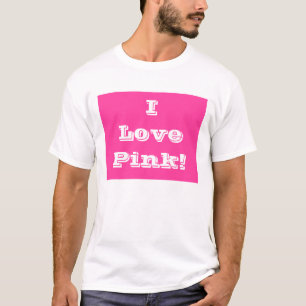 Camiseta T-Shirt I Love Pink