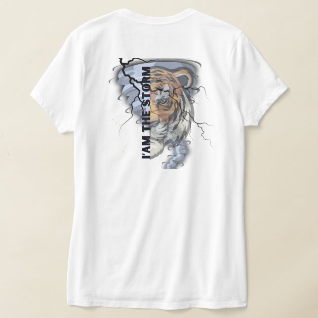 Camiseta T-shirt I'AM STORM (Postura das costas)