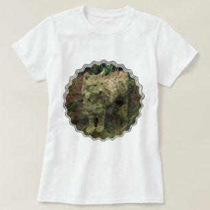 Camiseta T-shirt ibérico das senhoras do lince