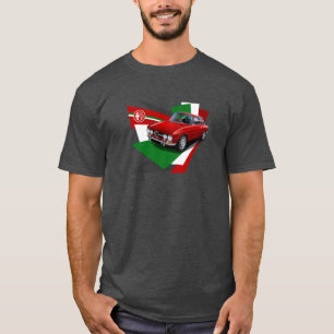 Camiseta T-shirt ilustrado GTV de Alfa Romeo 1750