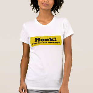 Camiseta T-shirt impar do Honk do casal