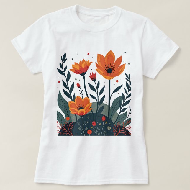 Camiseta T-shirt impressão positiva (Frente do Design)