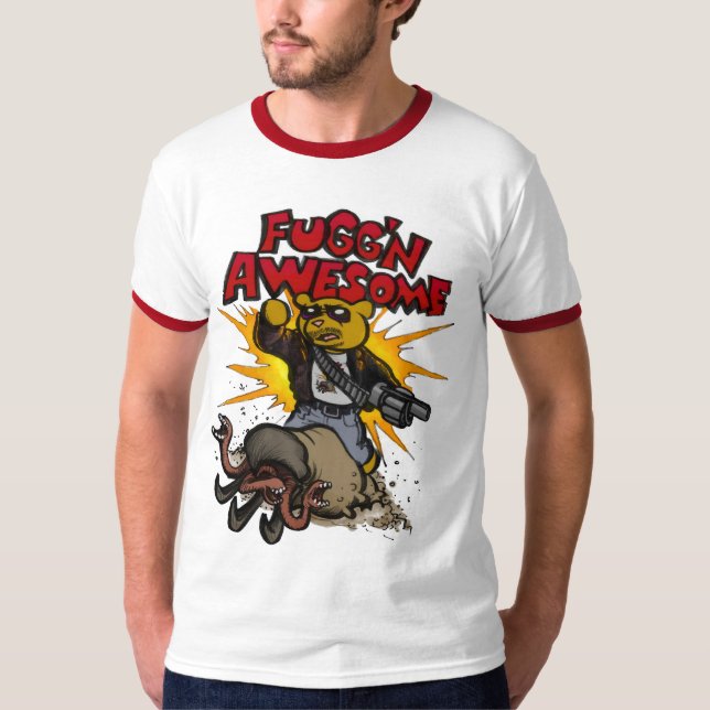 Camiseta T-shirt impressionante de Fugg'n (Frente)