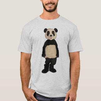 Camiseta T-shirt inábil de Argyle da panda
