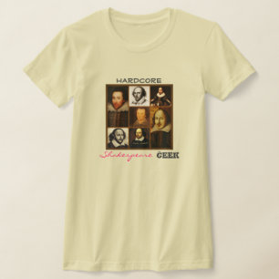 Camiseta T-shirt incondicional do geek de Shakespeare