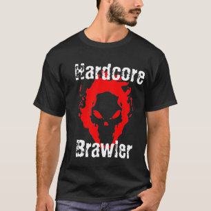 Camiseta T-shirt incondicional do preto do Brawler