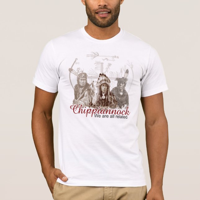 Camiseta T-shirt indiano nativo americano nós todos somos (Frente)