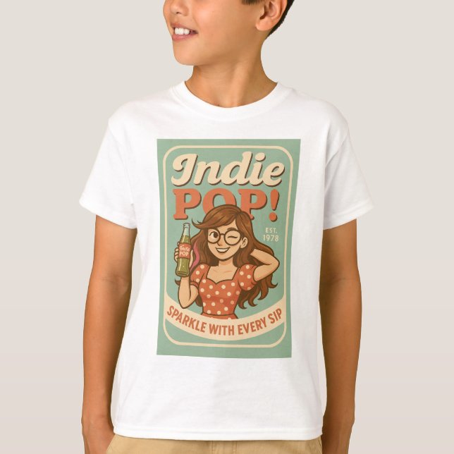 Camiseta T-Shirt Indie Pop Kids (Frente)