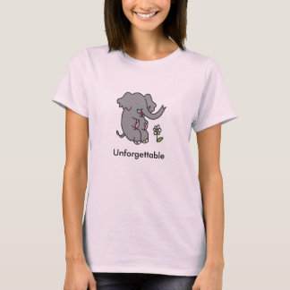 Camiseta T-shirt inesquecível do elefante