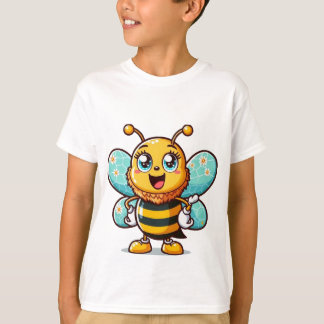 Camiseta T-shirt infantil com ilustração das abas em banda