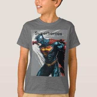 Camiseta t-shirt infantil dos super-heróis