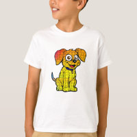 Camiseta (T-shirt) Infantil Quebra-Cabeça Cachorro