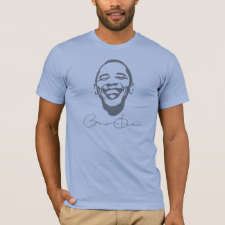 Camiseta T-shirt infeccioso do sorriso w/Signature de Obama