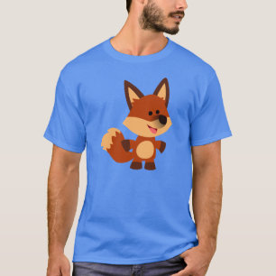 Camiseta T-shirt inocente bonito do Fox dos desenhos