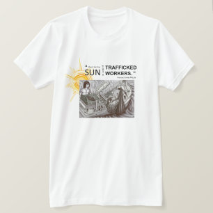 Camiseta T-shirt inoperante do olho com citações 2 de