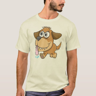 Camiseta T-shirt insano louco do cão de filhote de cachorro