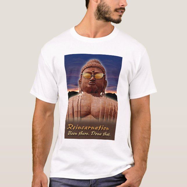 Camiseta T-shirt inspirado da reencarnação (Frente)