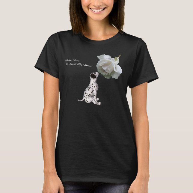 Camiseta T-shirt inspirado do rosa do filhote de cachorro (Frente)