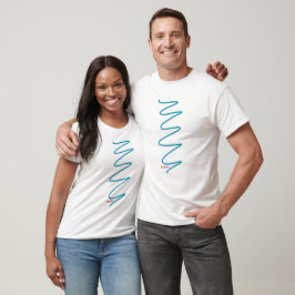 Camiseta T-Shirt Inspirational Unisex Swirl - Teal
