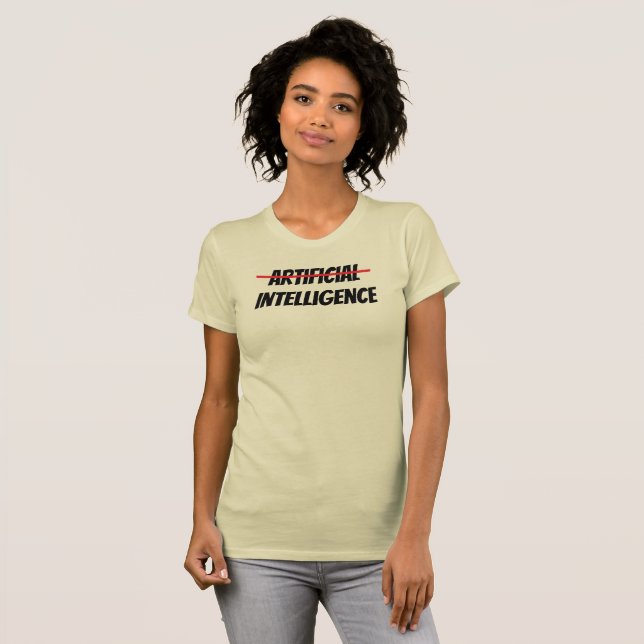 Camiseta T-Shirt Inteligência Artificial (Frente Completa)