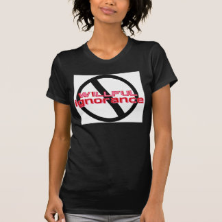 Camiseta T-shirt intencional da ignorância