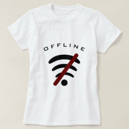 Camiseta T-Shirt Internet Engraçado Offline - Texto Persona