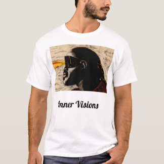 Camiseta T-shirt interno de Stevie Wonder das visões